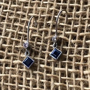 Western black and CZ earrings